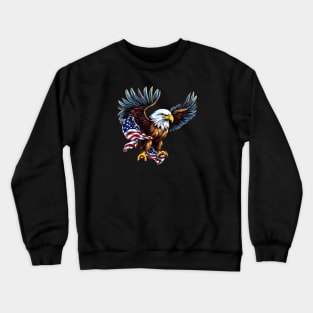 American Flag Eagle Crewneck Sweatshirt